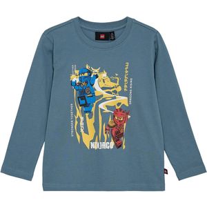 LEGO® Wear Ninjago Blouse - LwTaffy - Blauw - LEGO® Wear - 4 jaar (104) - Shirts