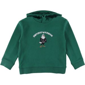 Emporio Armani Hoodie - Evergreen m. Adelaar - Emporio Armani - 10 jaar (140) - Hoodie