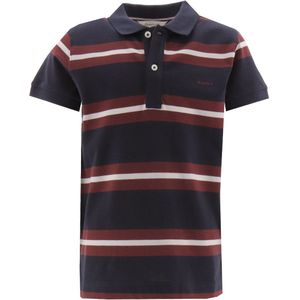 GANT Polo - Evening Blue m. Rood/Wit - GANT - 15 jaar (170) - Polo
