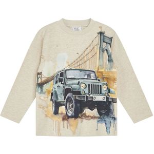 Hust and Claire Blouse - Anton - Wheat Melange m. Jeep - Hust and Claire - 2 jaar (92) - Shirts