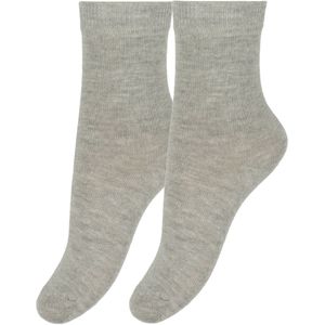 Minymo Sokken - 2-pack - Grijs Gevlekt - Minymo - 15/18 - Sokken