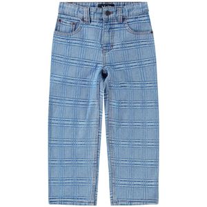 Molo Jeans - Denim - Aiden - Gewassen cheque - Molo - 8 jaar (128) - Jeans