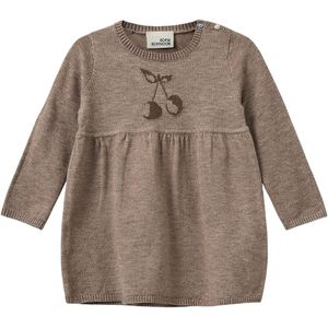 Sofie Schnoor Jurk - Gebreid - Wol - Dagnysb - Bruin Gevlekt - Sofie Schnoor - 1 jaar (80) - Jurk