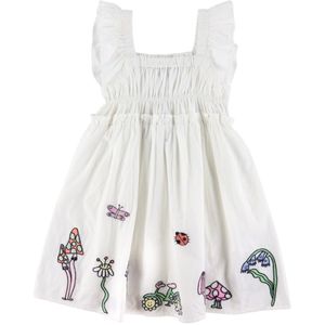 Stella McCartney Kids Jurk - Ivory m. Borduurwerk - Stella McCartney Kids - 6 jaar (116) - Jurk