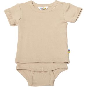 Joha Romper s/s - Rib - Beige - Joha - 60 - Romper S/S