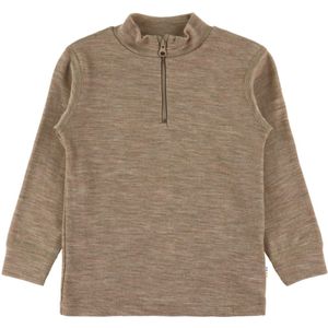 Joha Blouse - Wol/Zijde - Beige Melange - Joha - 90 - Shirts