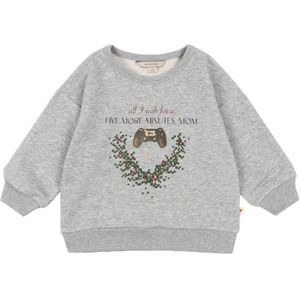 Konges Sløjd Sweatshirt - Lou - Grey Melange - Konges Sløjd - 62 - Sweatshirt