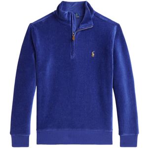 Polo Ralph Lauren Blouse m. Rits - Corduroy - Blauw - Polo Ralph Lauren - 8 jaar (128) - Shirts