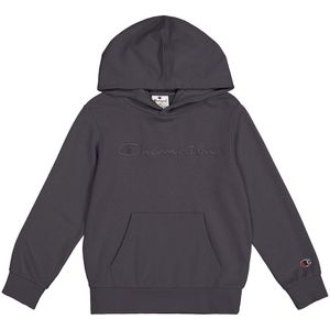 Champion Hoodie - Donkergrijs m. Logo - Champion - 3-4 jaar (98-104) - Hoodie