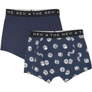 The New Boxershorts - TnThe - 2-pack - Navy Blazer - The New - 3-4 jaar (98-104) - Boxershorts
