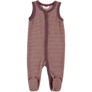 Joha Romper m. Voetjes - Wol - Rose m. Strepen - Joha - 40 - Boxpak