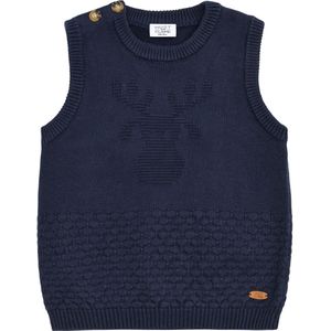 Hust and Claire Vest - Gebreid - HCPerry Moose - Meer Navy - Hust and Claire - 68 - Vest