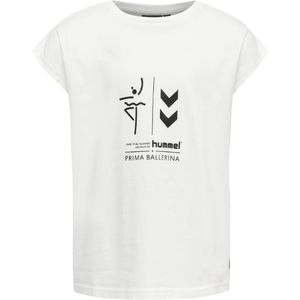 Hummel T-Shirt - hmlPrima Bee - Marshmallow - Hummel - 4 jaar (104) - T-Shirts