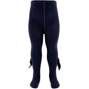 Condor Panty's m. Velours Strik - Navy - Condor - 6-12 mnd - Panty's