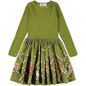 Molo Jurk - Rib - Casie Warm - Argyle Bos - Molo - 5-6 jaar (110-116) - Jurk