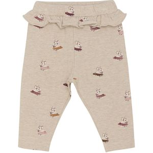 Minymo Broek - Beige Melange - Minymo - 56 - Broeken - Katoen