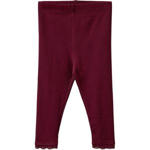 Sofie Schnoor Leggings - Rib - Nalinesb - Burgundy - Sofie Schnoor - 68 - Leggings