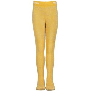 Melton Panty's - Geel m. Glitter/Patroon - Melton - 56/62 - Panty's