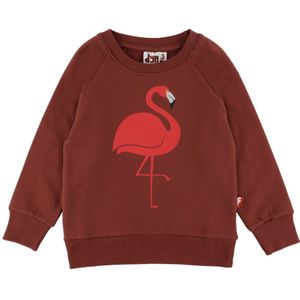 DYR-Cph Sweatshirt - Dyrbellow - Dk Brick Flamingo - DYR - 2 jaar (92) - Sweatshirt
