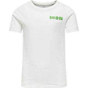 ONLY meisjes T-Shirt LOVELY Cloud Dancer Icon Regular Fit