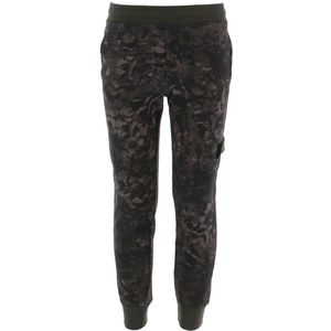 Stone Island Joggingbroek - Zwart gevlekt - Stone Island - 8 jaar (128) - Joggingbroek