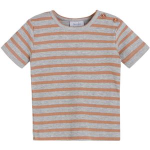 Noa Noa miniature T-Shirt - Rib - Kunst Grey Melange - Noa Noa miniature - 68 - T-Shirts