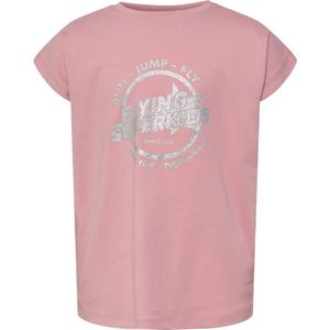 Hummel T-Shirt - hmlFSK-sprong - Roze - Hummel - 4 jaar (104) - T-Shirts