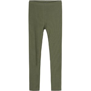Hust and Claire Leggings - Lane - Rib - Wol - Dusty Green - Hust and Claire - 3 jaar (98) - Leggings