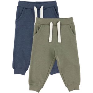 Minymo Joggingbroek - 2-pack - Vetiver - Minymo - 4 jaar (104) - Joggingbroek