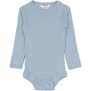 Joha Romper L/æ - Wol/Zijde - Dusty Blauw - Joha - 60 - Romper L/S