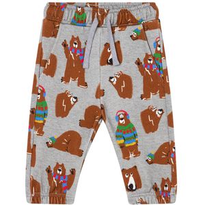 Stella McCartney Kids Joggingbroek - Grijs Gevlekt m. Beren - Stella McCartney Kids - 12 mnd - Joggingbroek