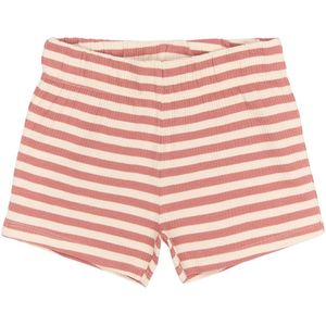 The New Siblings Shorts - TnstFro - Rib - Oud Rose Striped - The New - 1 jaar (80) - Shorts