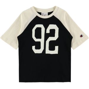 Champion T-Shirt - Zwart/Wit - Champion - 11-12 jaar (146-152) - T-Shirts