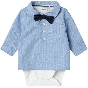 Name It Hemdromper l/s - NbmRiza - Serenity - Name It - 50 - Romper L/S