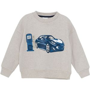 Minymo Sweatshirts - Beige Melange - Minymo - 4 jaar (104) - Sweatshirt