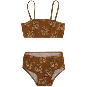 Christina Rohde Bikini - Bruin m. Bloemen - Christina Rohde - 6 jaar (116) - Bikinis