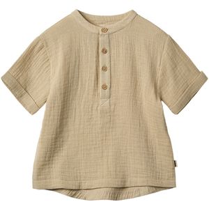 Wheat Overhemd - Mousseline - Svend - Soft Zand - Wheat - 3 jaar (98) - Hemd S/S