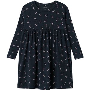 Name It - NmfDab - Jurk - Dark Sapphire - Rib