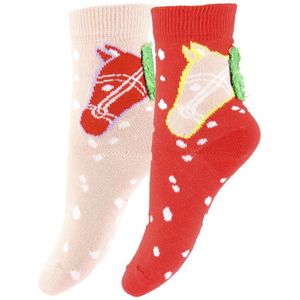 Stella McCartney Kids Sokken - 2-pack - Rood/Roze - Stella McCartney Kids - 23 - Sokken
