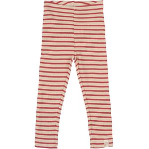 Petit Piao Leggings - Rib - Modaal - Light Berry/Dark Off White - Petit Piao - 56 - Leggings