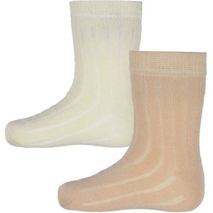 Minymo Sokken - 2-pack - Off White - Minymo - 15/18 - Sokken