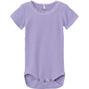 Name It Romper s/s - Noos - NbfKab - Heirloom Lilac/Melange - Name It - 50 - Romper S/S