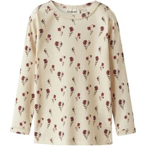 Lil Atelier Blouse - Rib - NmfLavo - Tortelduif m. Bloemen - Lil Atelier - 2 jaar (92) - Shirts