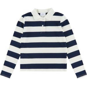 Grunt Poloshirt - GrAnte - Navy/Wit Gestreept - Grunt - 10 jaar (140) - Shirts