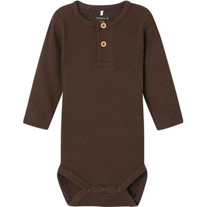 Name It Romper l/s - Rib - Noos - NbmKab - Adelaarsvaren - Name It - 50 - Romper L/S