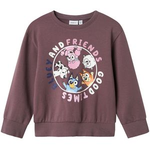 Name It Sweatshirt - NmfNira Bluey - Arctic Schemering m. Print - Name It - 2 jaar (92) - Sweatshirt