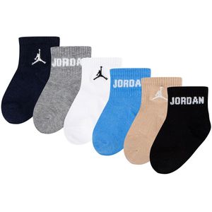Jordan Enkelsokken - 6-pack - Blauw/Grijs/Beige/Wit/Zwart - Jordan - 18/23 - Sokken