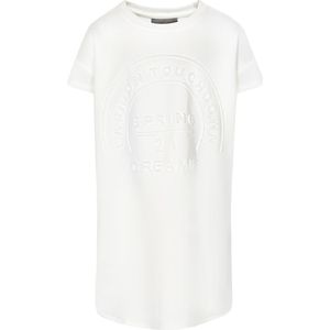 Creamie Jurk - Creme m. Wafelprint - Creamie - 6 jaar (116) - Jurk