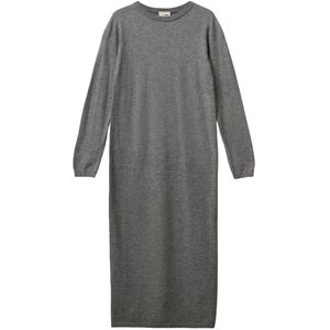 Sofie Schnoor Jurk - Wol - Gebreid - Korysy - Grijs Gevlekt - Sofie Schnoor - 8 jaar (128) - Jurk