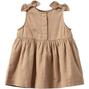 Sofie Schnoor Jurk - Katoen/Linnen - Gladysb - Soft Brown - Sofie Schnoor - 68 - Jurk